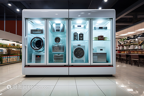 現(xiàn)代家電售賣商場 引領(lǐng)智能生活，一站式家用電器銷售新體驗